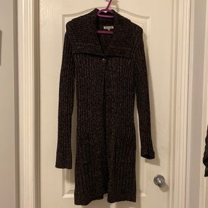 Long sleeve long cardigan